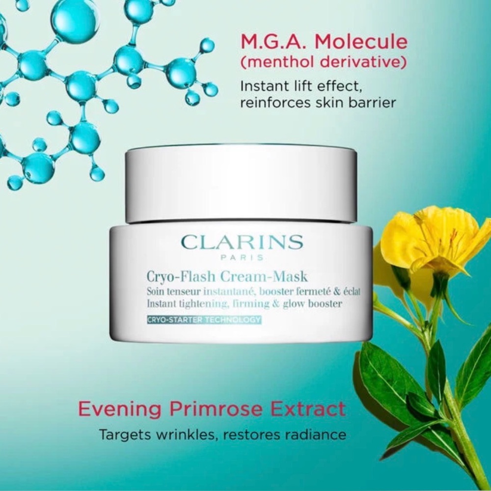 Clarins Cryo-Flash Cream - Cold Face Mask